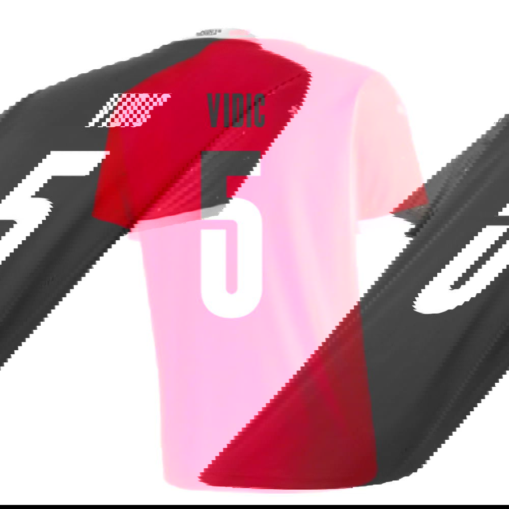 2020-2021 Serbia Home Puma Football Shirt (VIDIC 5)