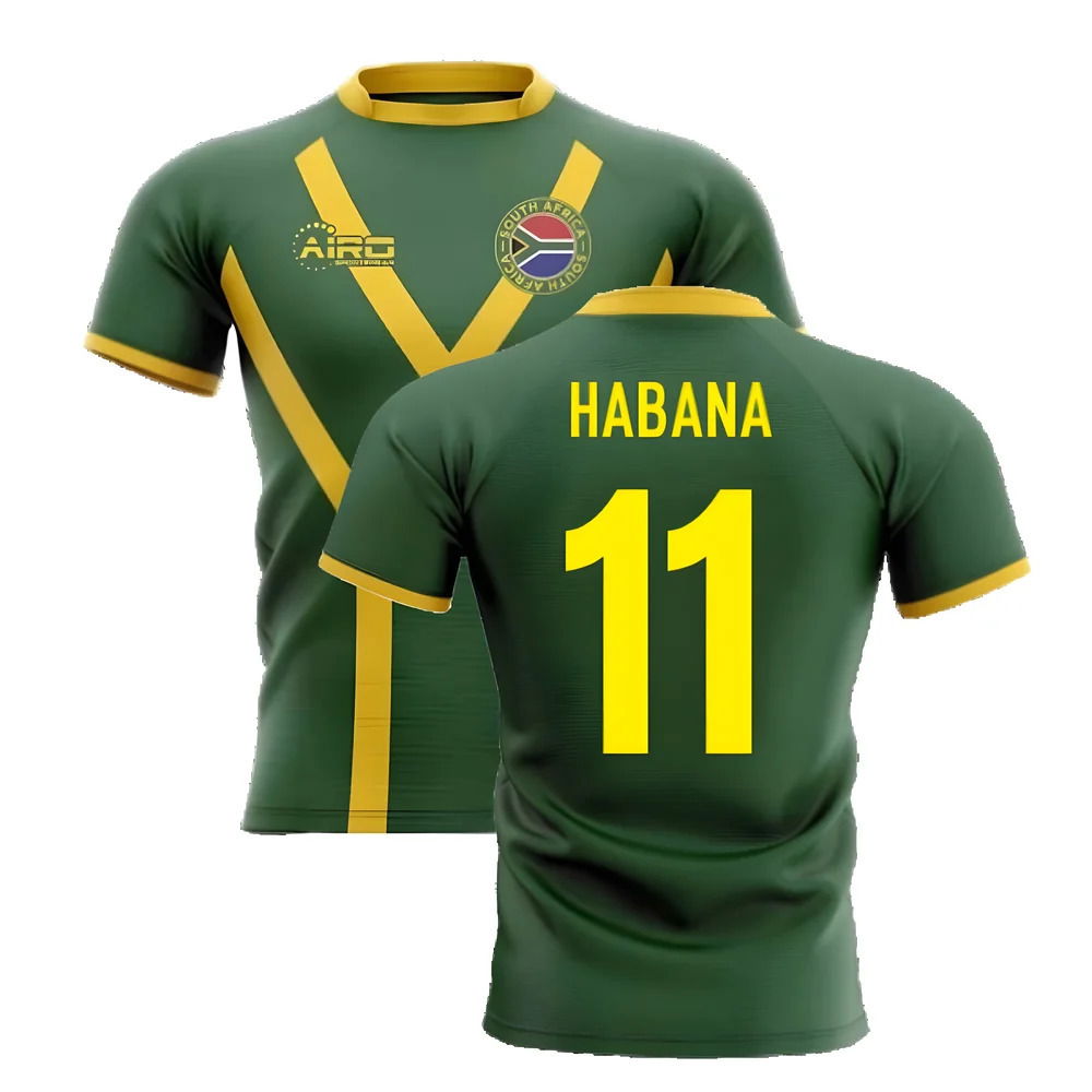 2025-2026 South Africa Springboks Flag Concept Rugby Shirt (Habana 11)