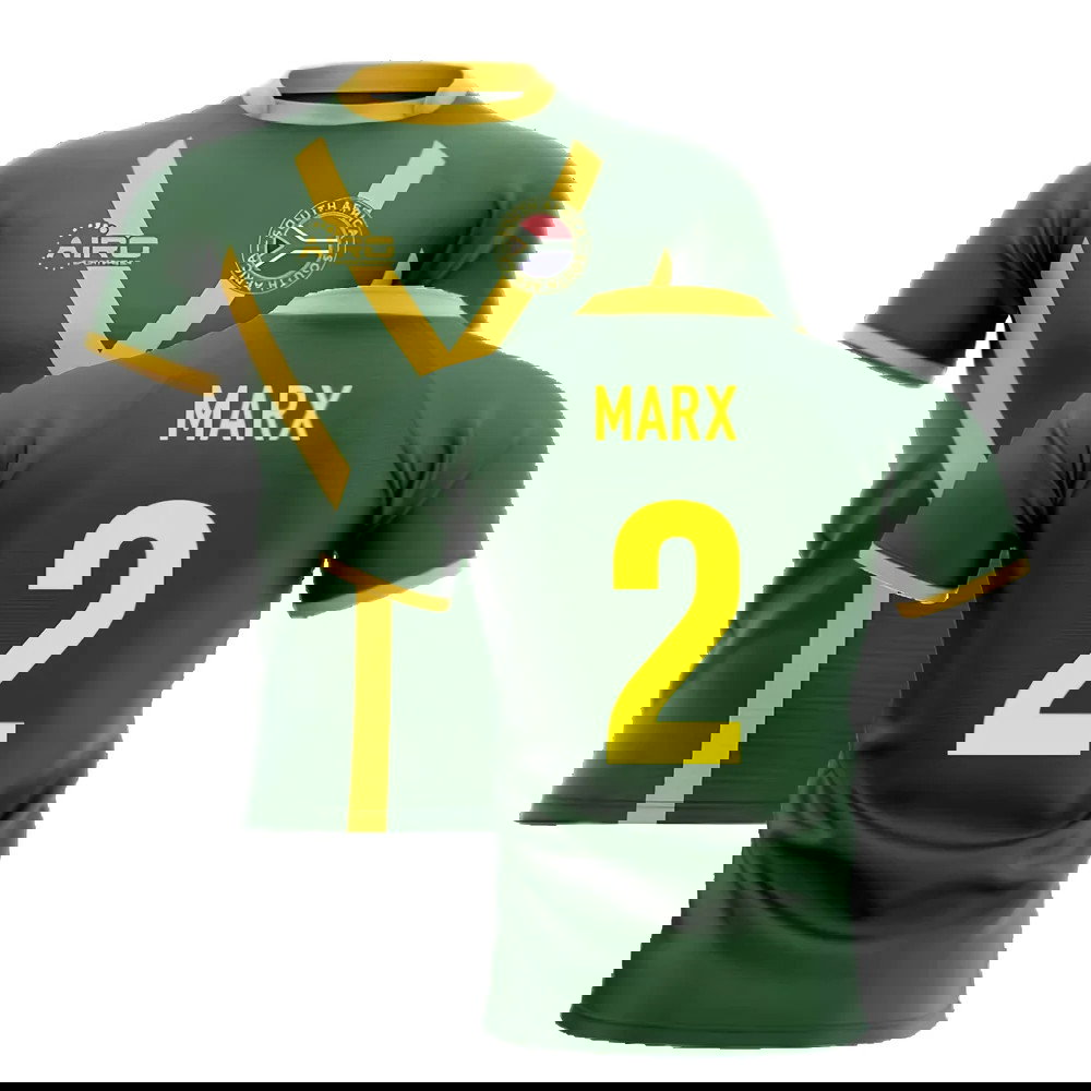 2025-2026 South Africa Springboks Flag Concept Rugby Shirt (Marx 2)