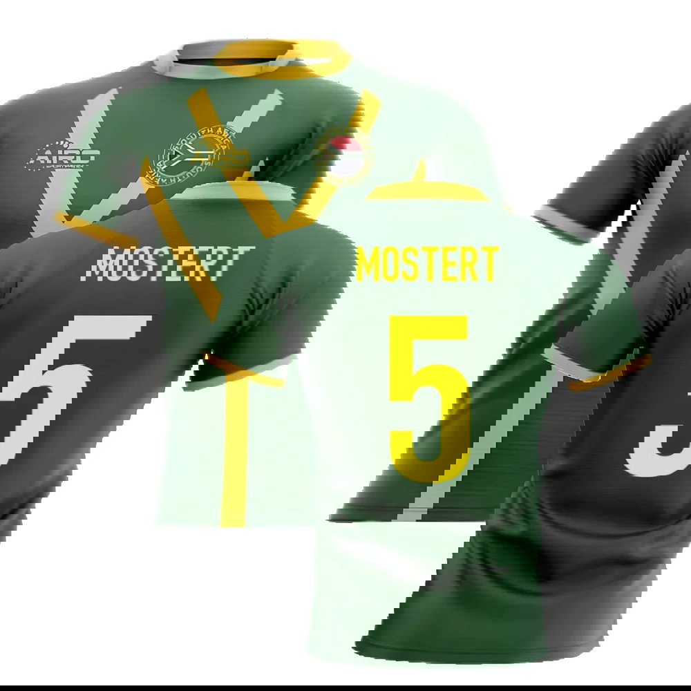 2025-2026 South Africa Springboks Flag Concept Rugby Shirt (Mostert 5)