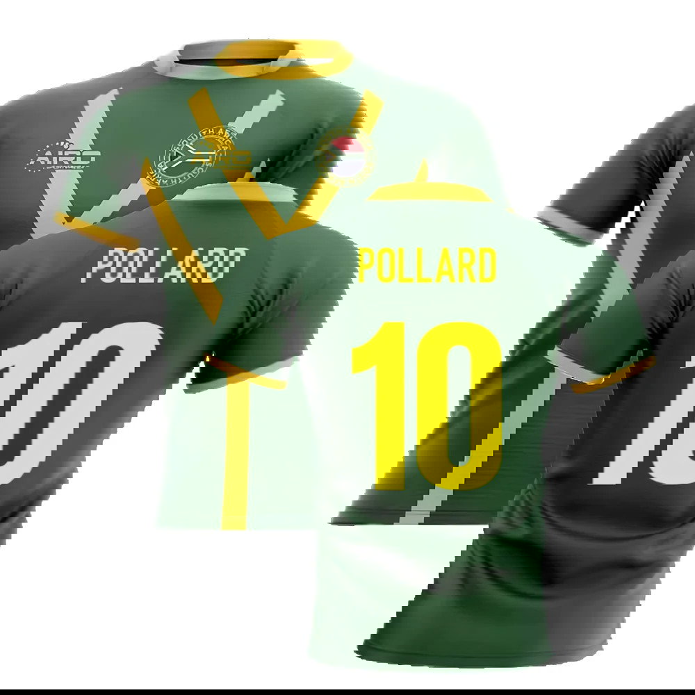 2025-2026 South Africa Springboks Flag Concept Rugby Shirt (Pollard 10)