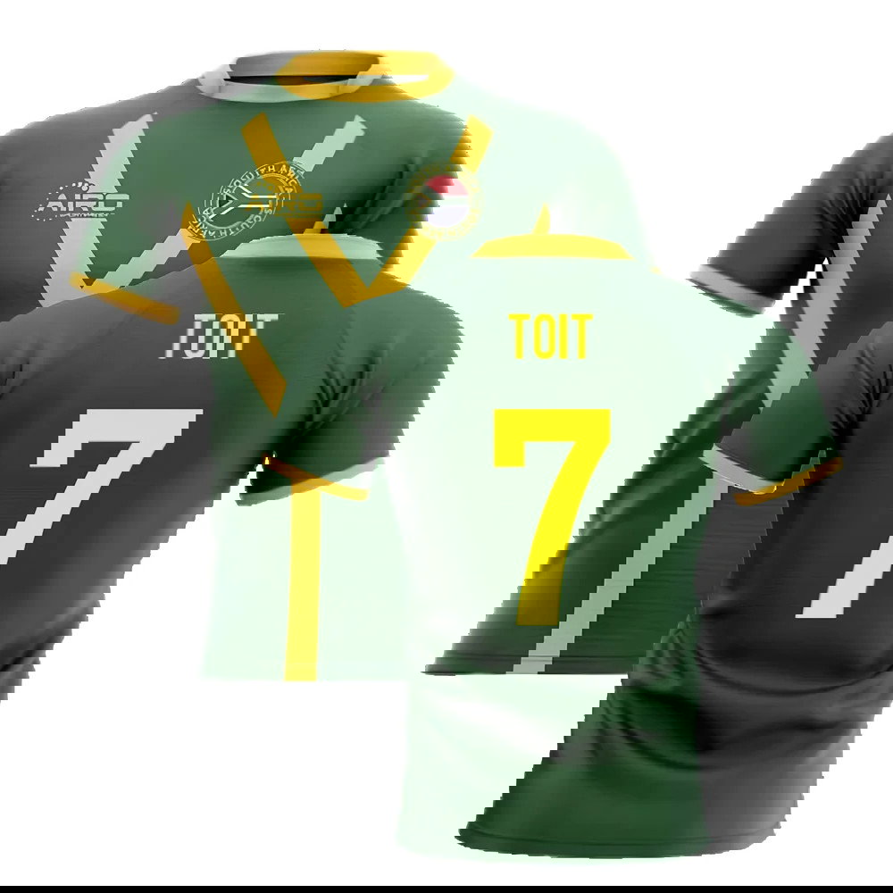 2025-2026 South Africa Springboks Flag Concept Rugby Shirt (Toit 7)