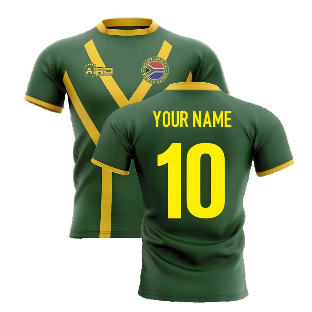 2025-2026 South Africa Springboks Flag Concept Rugby Shirt (Your Name)