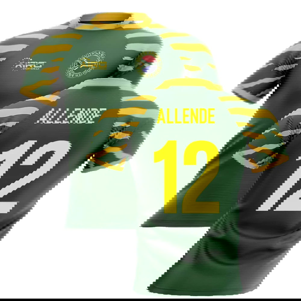 2025-2026 South Africa Springboks Home Concept Rugby Shirt (Allende 12)