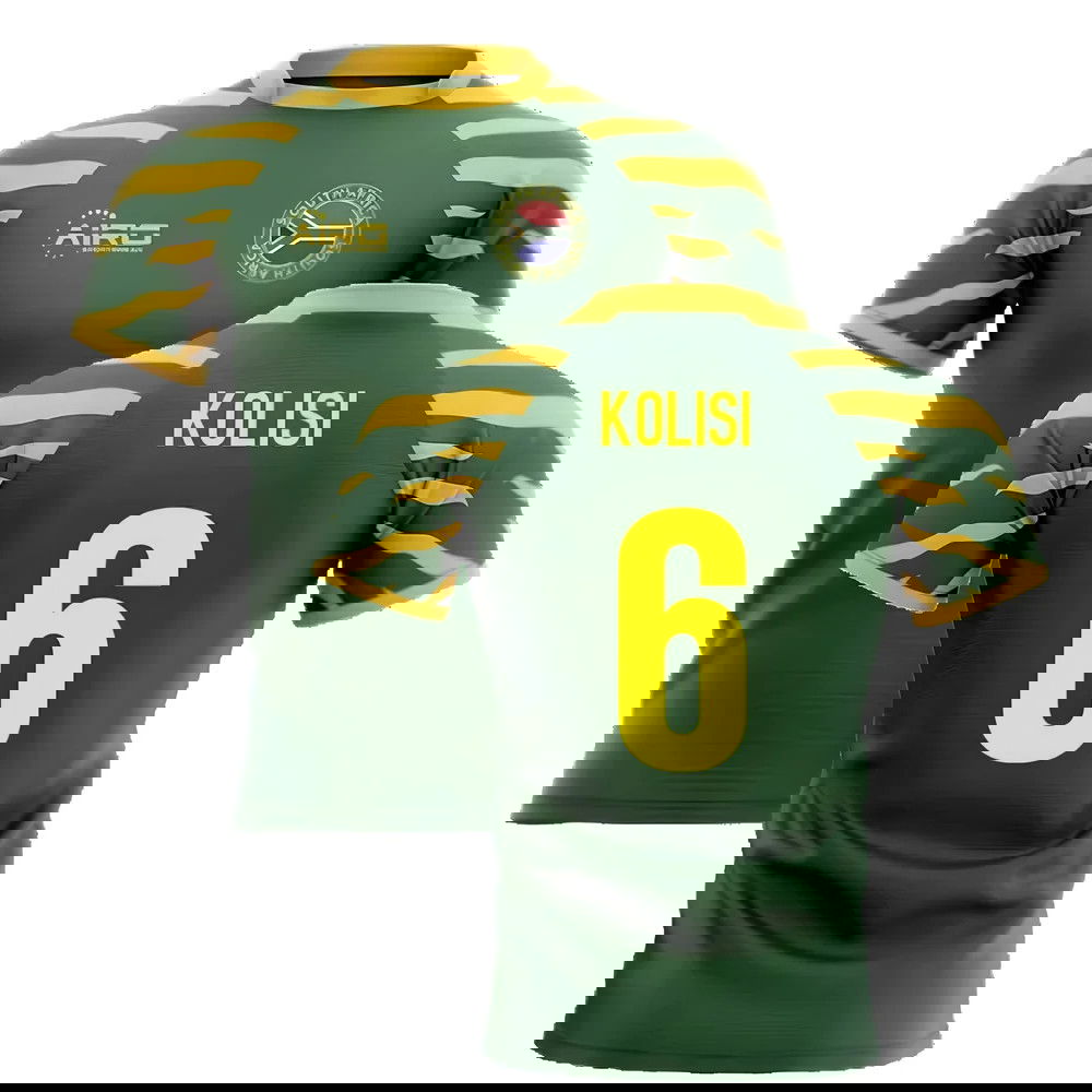 2025-2026 South Africa Springboks Home Concept Rugby Shirt (Kolisi 6)