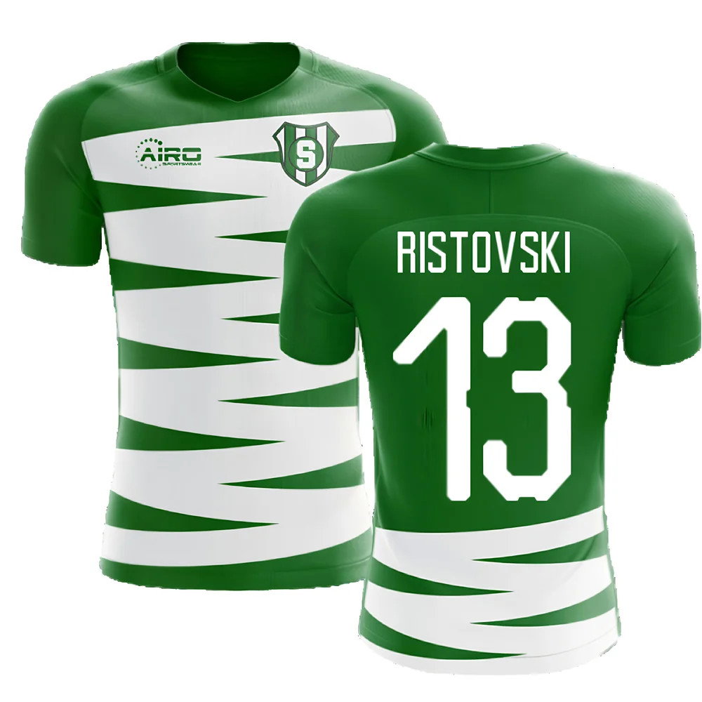 2025-2026 Sporting Lisbon Home Concept Football Shirt (Ristovski 13)