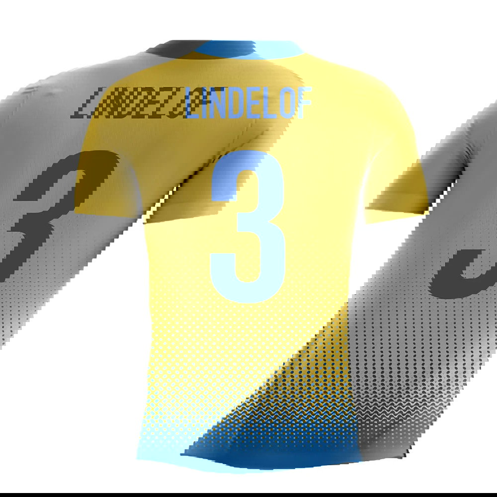 2025-2026 Sweden Airo Concept Home Shirt (Lindelof 3)