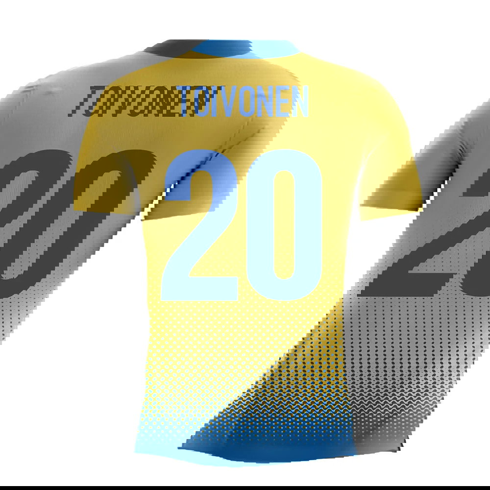 2025-2026 Sweden Airo Concept Home Shirt (Toivonen 20)