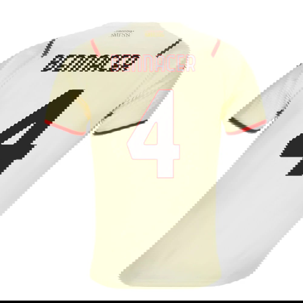 2021-2022 AC Milan Away Shirt (BENNACER 4)