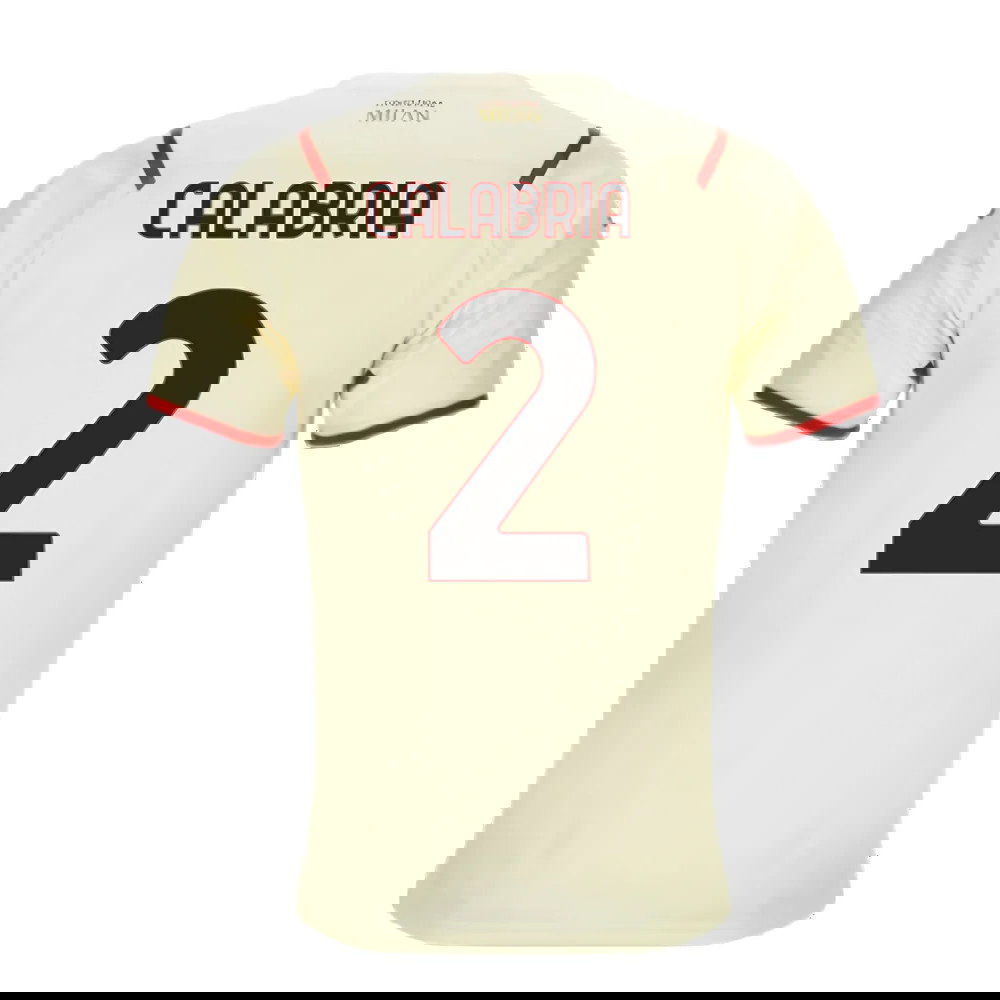 2021-2022 AC Milan Away Shirt (CALABRIA 2)