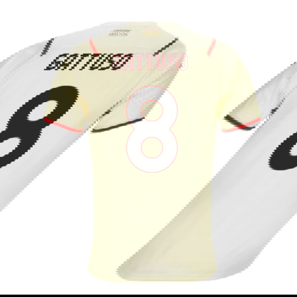 2021-2022 AC Milan Away Shirt (GATTUSO 8)