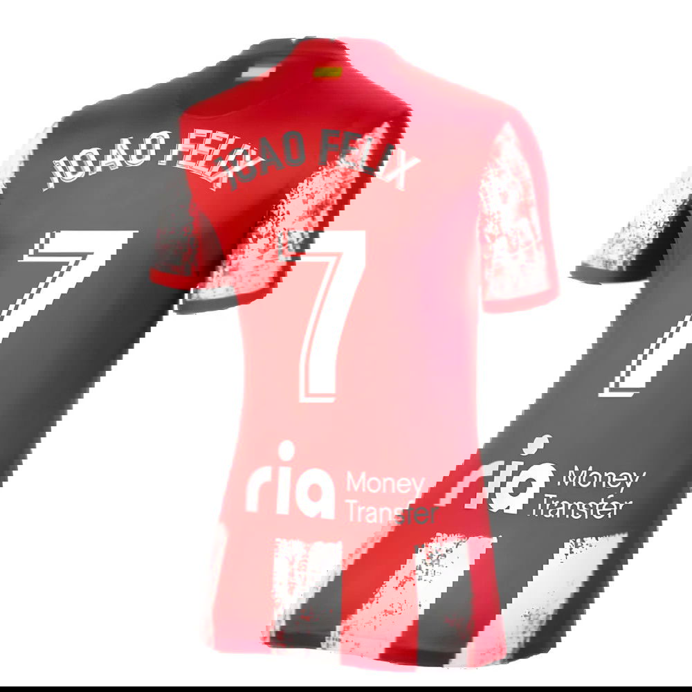 2021-2022 Atletico Madrid Womens Home Shirt (JOAO FELIX 7)