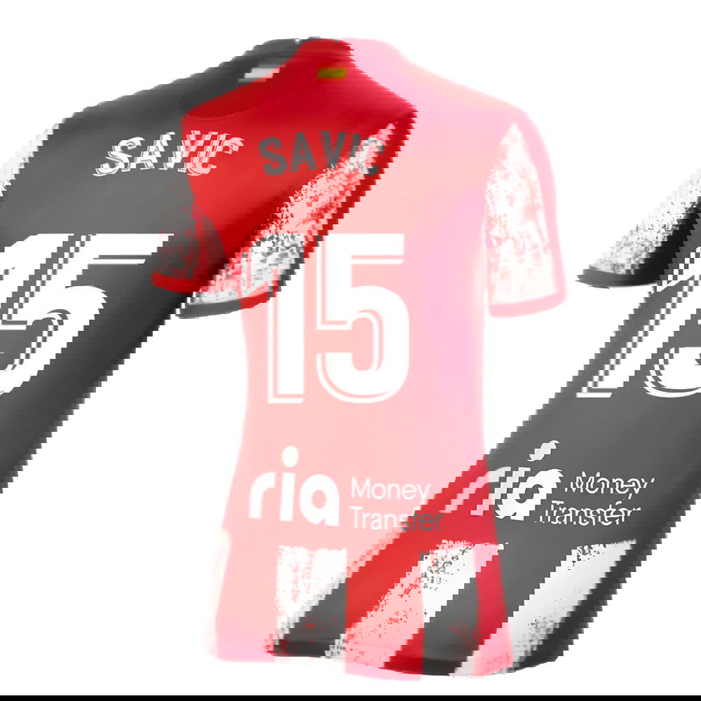 2021-2022 Atletico Madrid Womens Home Shirt (SAVIC 15)