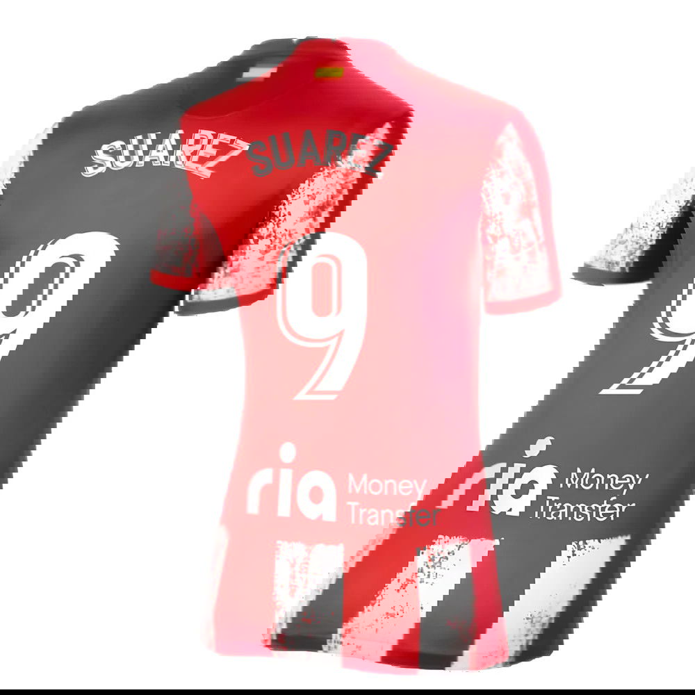 2021-2022 Atletico Madrid Womens Home Shirt (SUAREZ 9)