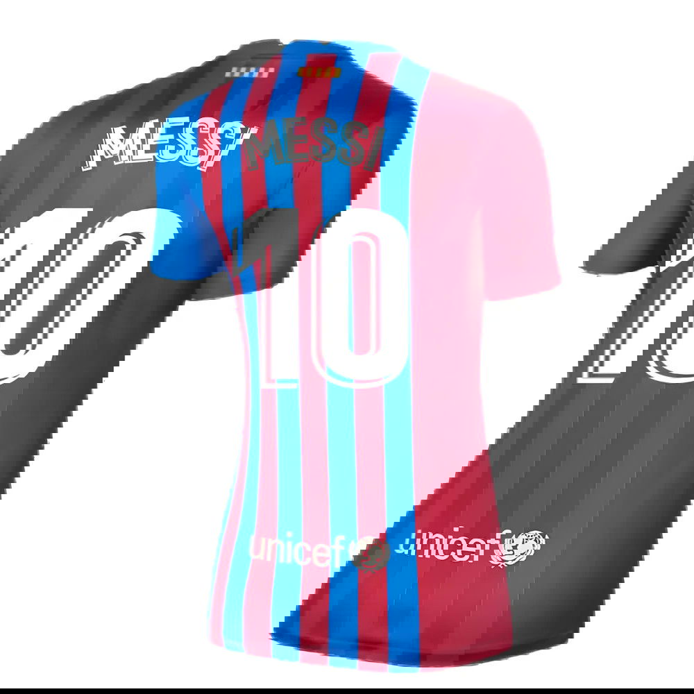 2021-2022 Barcelona Womens Home Shirt (MESSI 10)