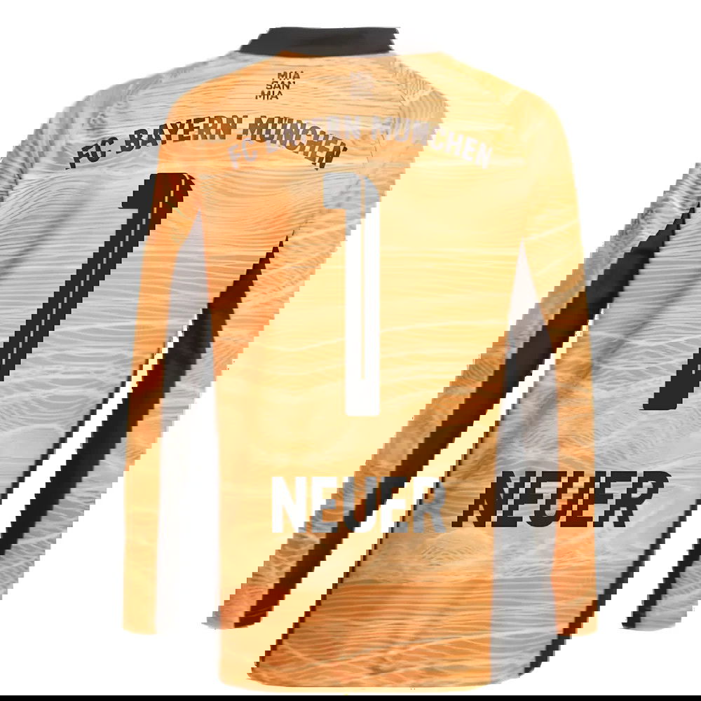 2021-2022 Bayern Munich Home Goalkeeper Shirt (Orange) (NEUER 1)