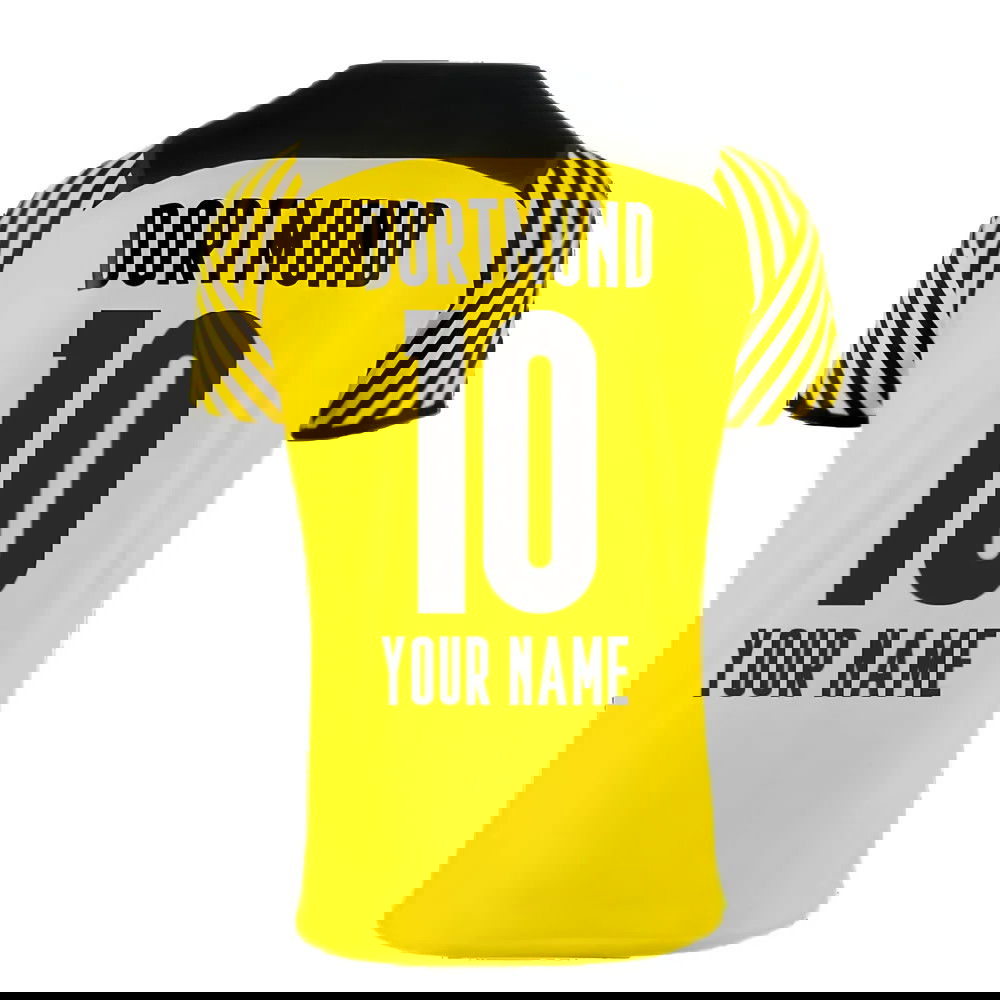 2021-2022 Borussia Dortmund Home Shirt (Kids) (Your Name)