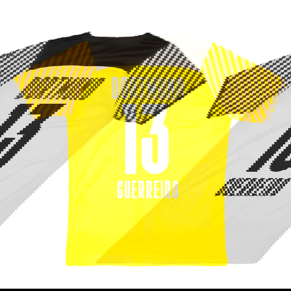 2021-2022 Borussia Dortmund Player Issue Home Shirt (GUERREIRO 13)