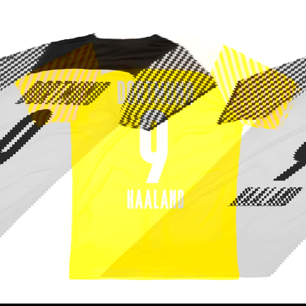 2021-2022 Borussia Dortmund Player Issue Home Shirt (HAALAND 9)