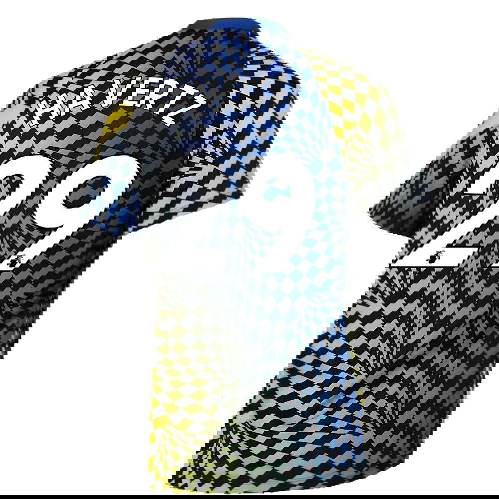 2021-2022 Chelsea Dry Pre-Match Training Shirt (Blue) (HAVERTZ 29)