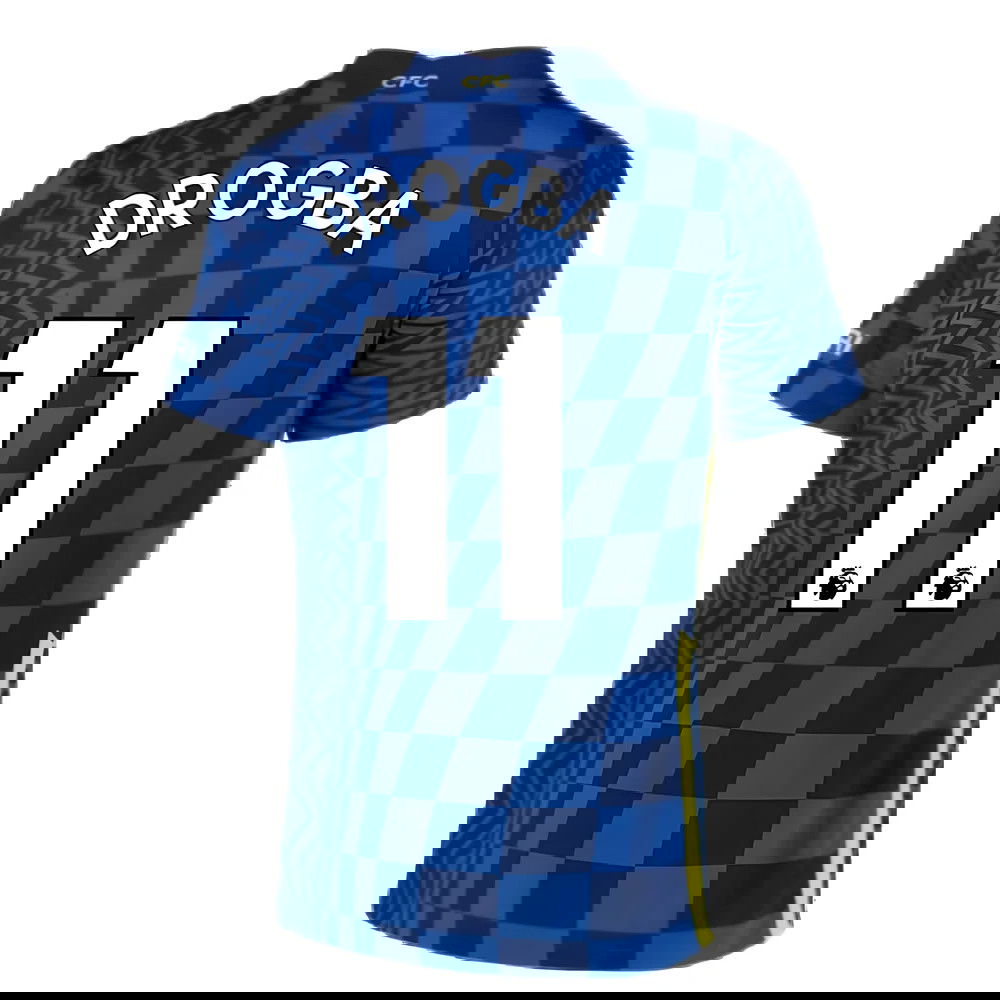 2021-2022 Chelsea Home Shirt (DROGBA 11)