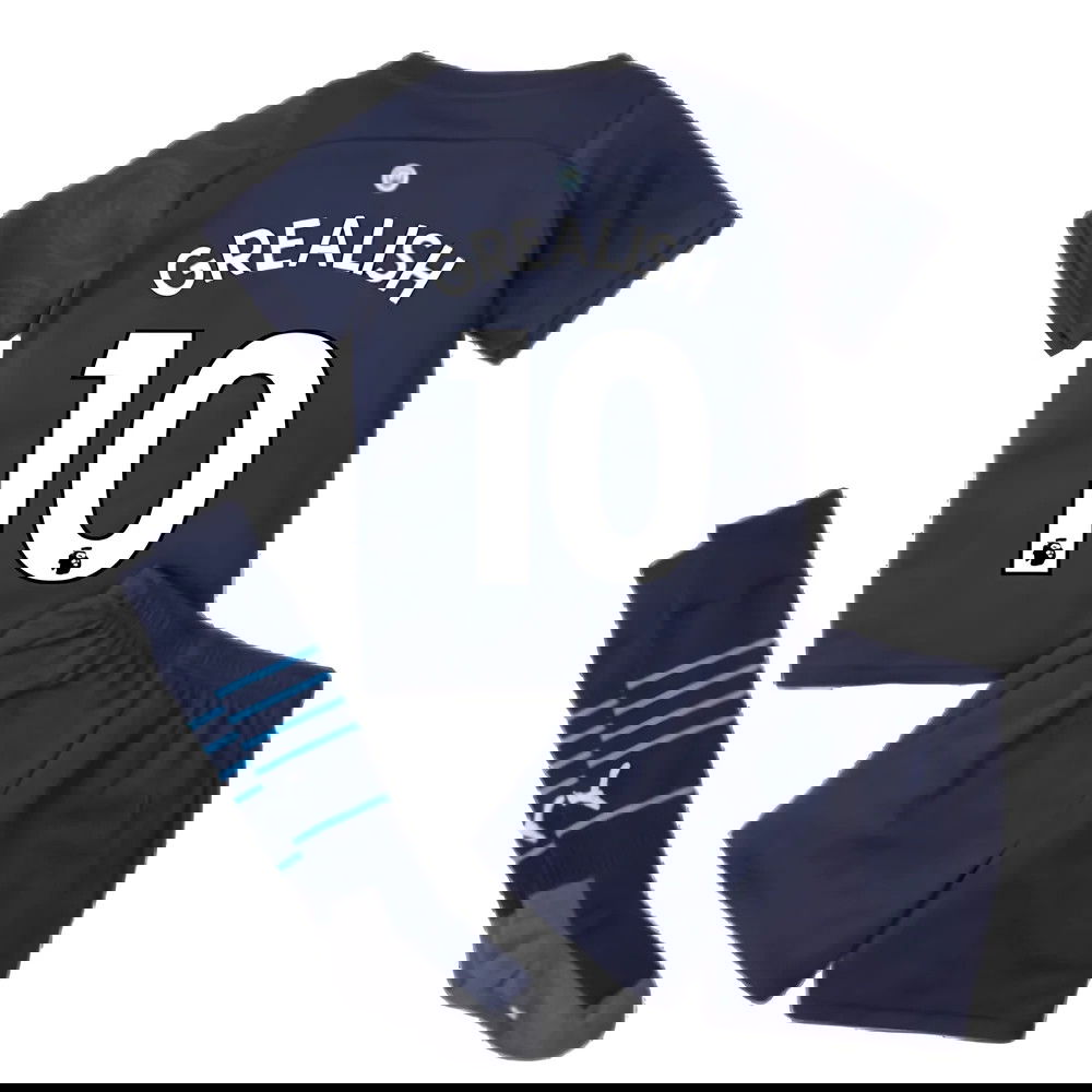 2021-2022 Man City 3rd Mini Kit (GREALISH 10)