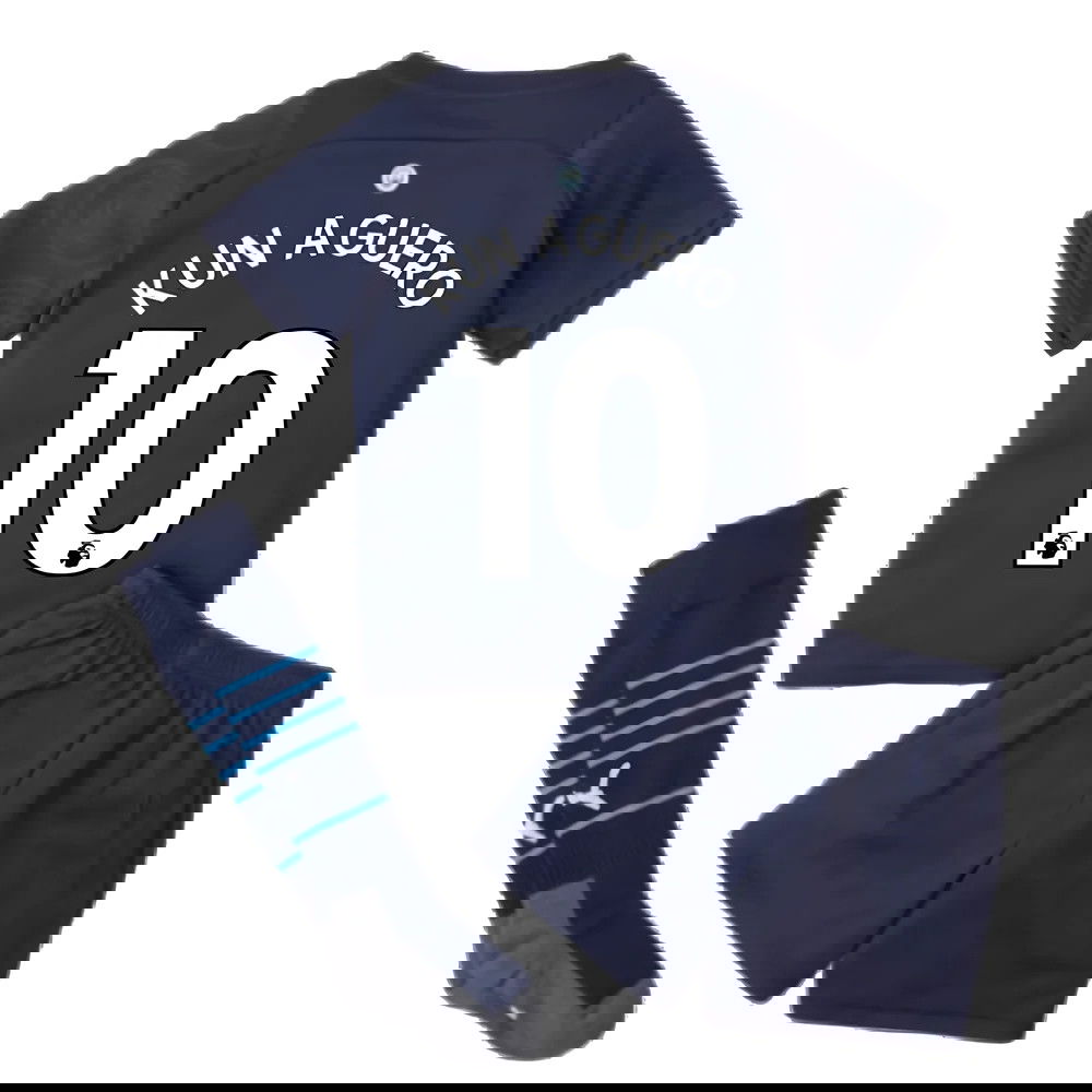 2021-2022 Man City 3rd Mini Kit (KUN AGUERO 10)