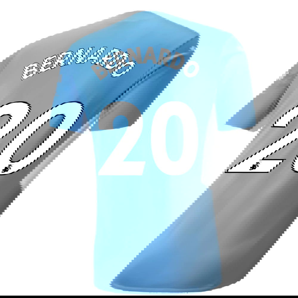 2021-2022 Man City Authentic Home Shirt (BERNARDO 20)