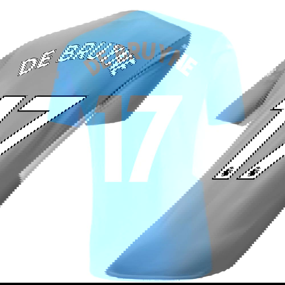 2021-2022 Man City Authentic Home Shirt (DE BRUYNE 17)