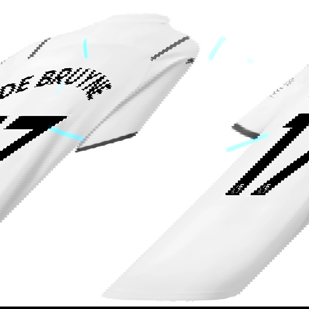 2021-2022 Man City Away Shirt (Kids) (DE BRUYNE 17)