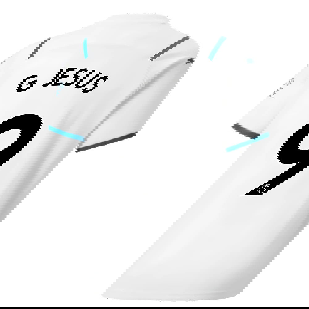 2021-2022 Man City Away Shirt (Kids) (G JESUS 9)