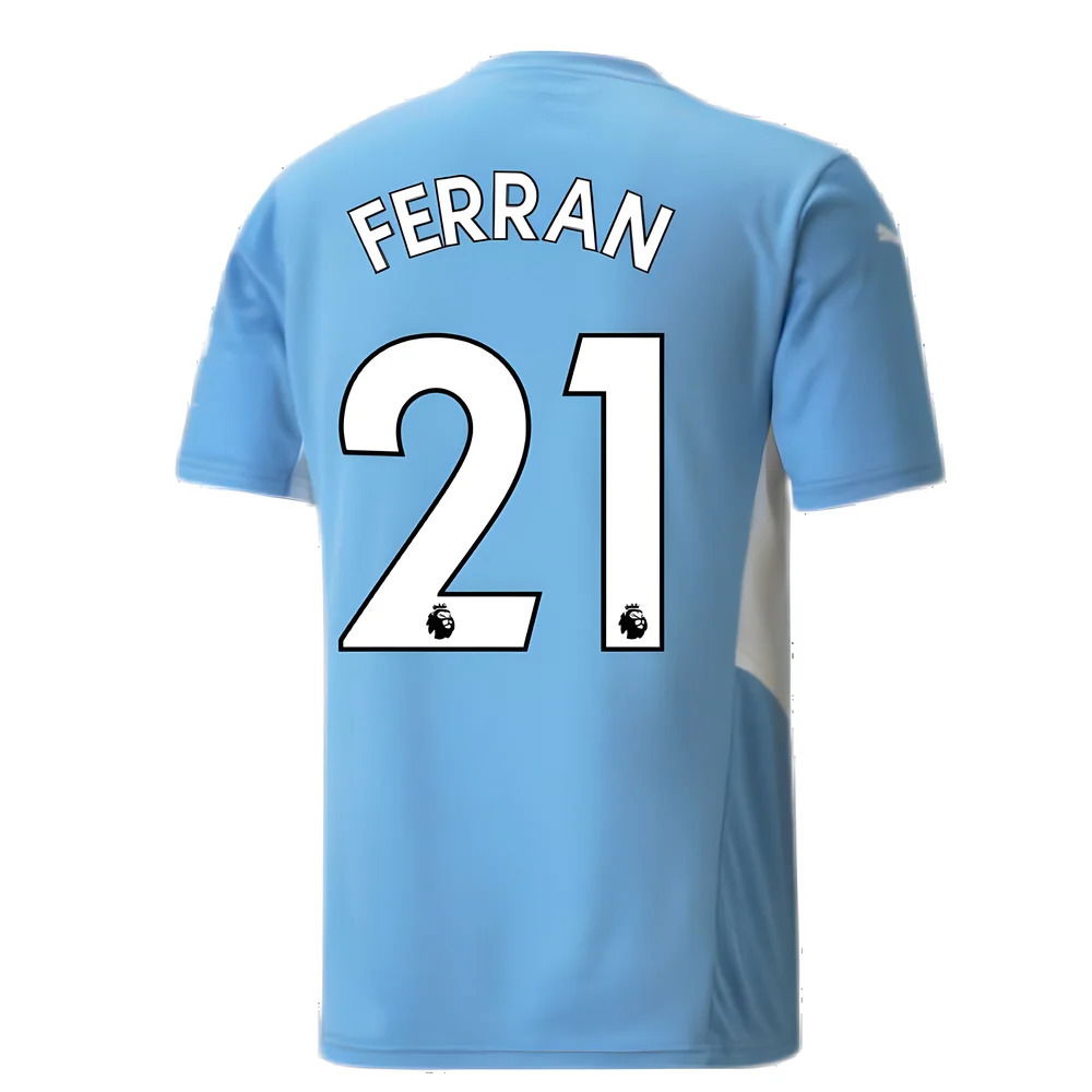 2021-2022 Man City Home Shirt (FERRAN 21)