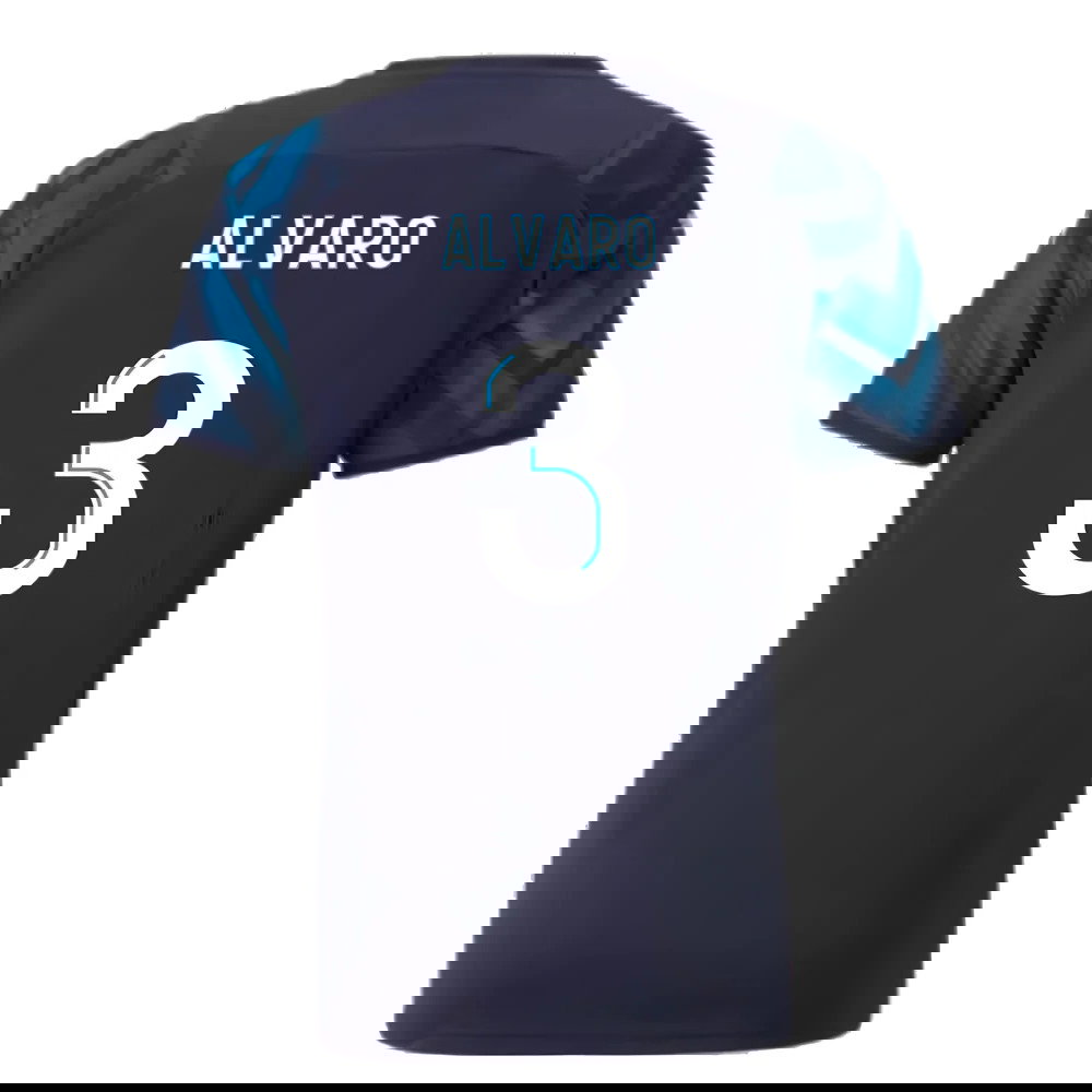 2021-2022 Marseille Authentic Away Shirt (ALVARO 3)