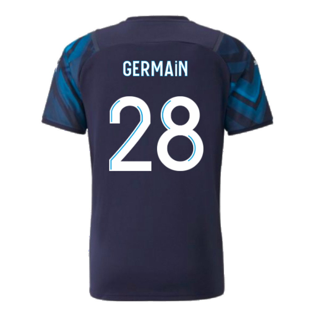 2021-2022 Marseille Authentic Away Shirt (GERMAIN 28)