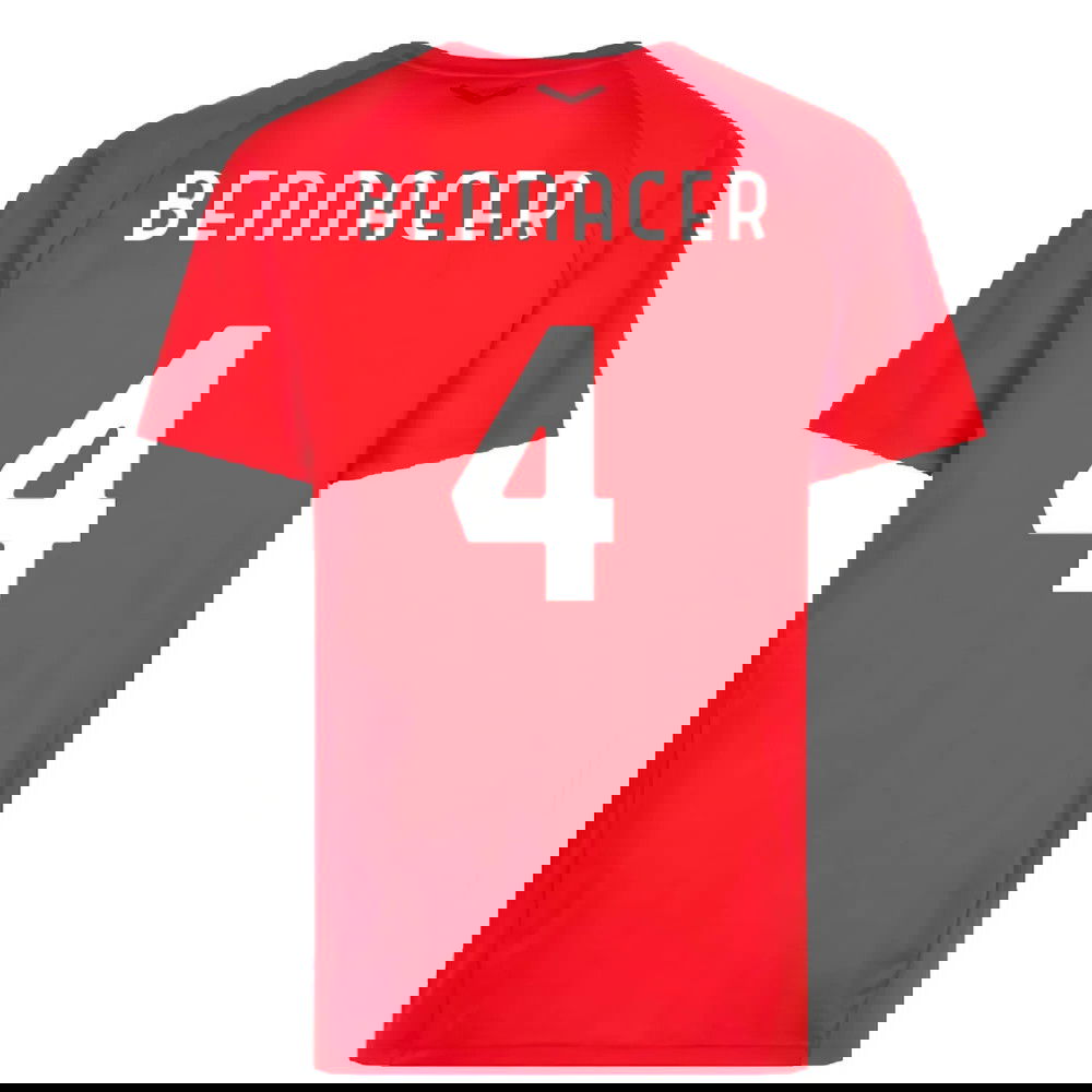 2022-2023 AC Milan Casuals Tee (Red) (BENNACER 4)