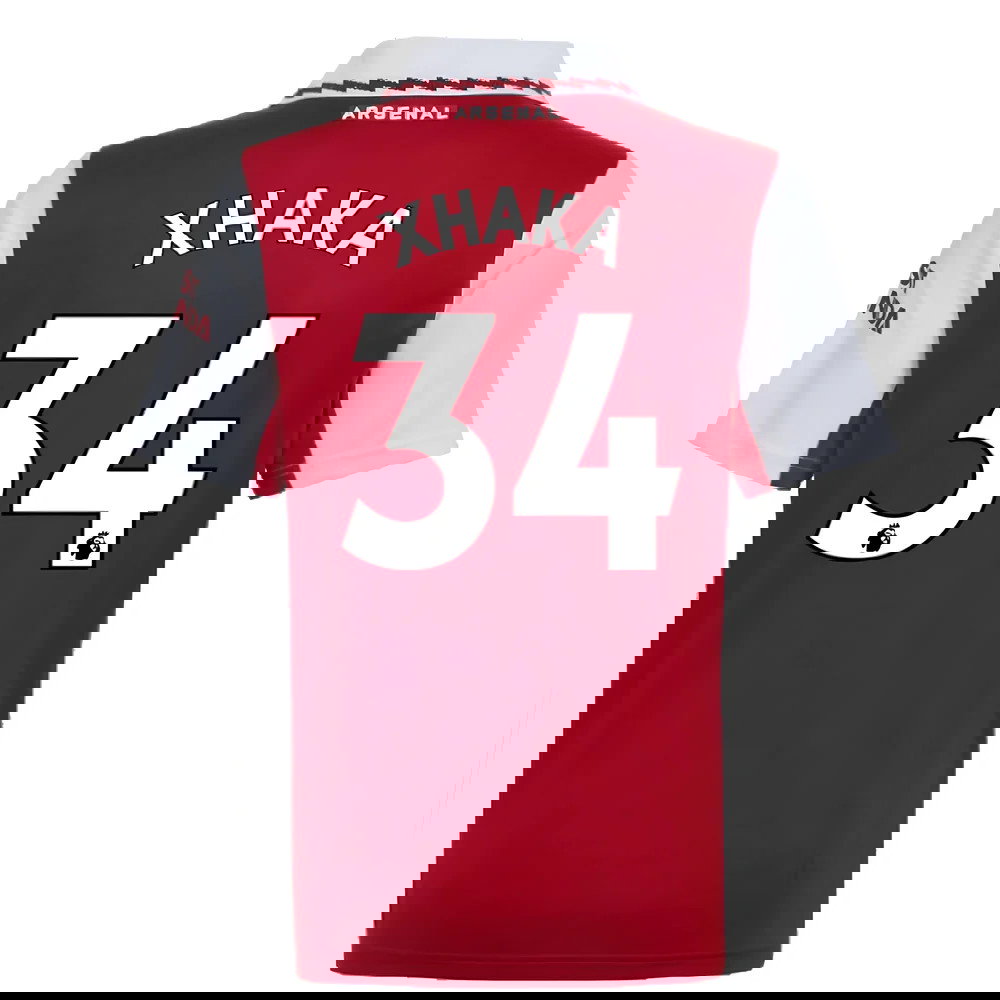 2022-2023 Arsenal Home Shirt (Kids) (XHAKA 34)