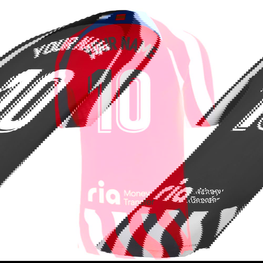 2022-2023 Atletico Madrid Home Player Issue Jersey (Your Name)