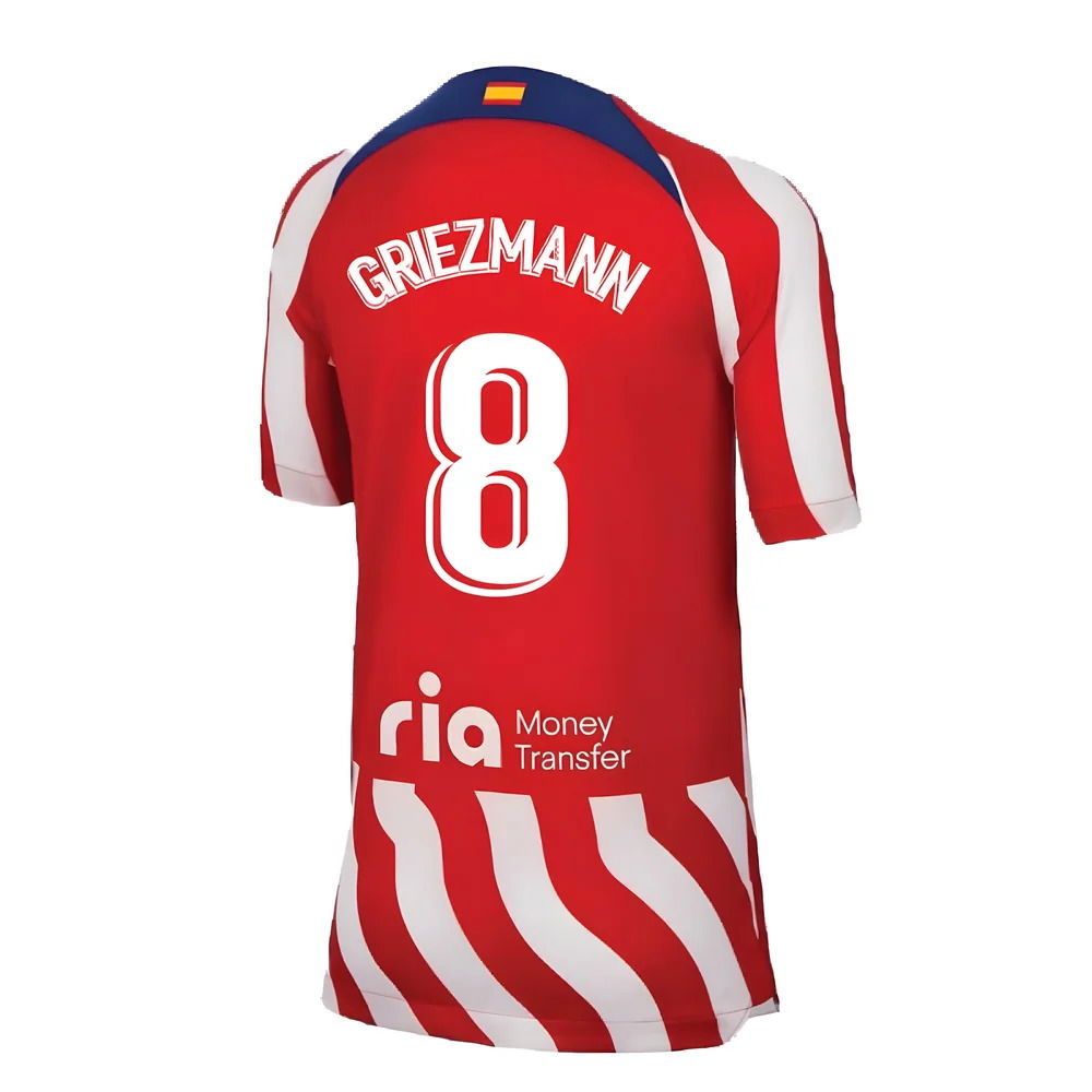 2022-2023 Atletico Madrid Home Shirt (Kids) (GRIEZMANN 8)