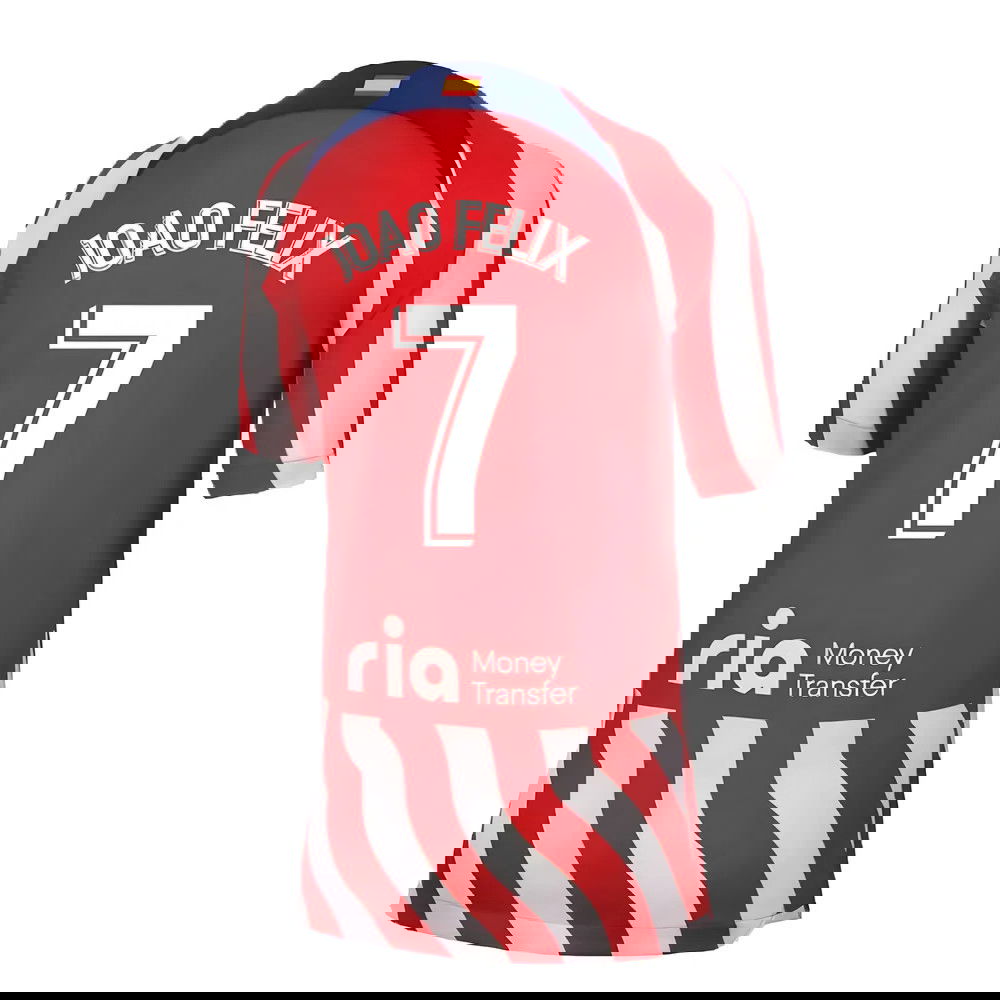 2022-2023 Atletico Madrid Home Shirt (Kids) (JOAO FELIX 7)