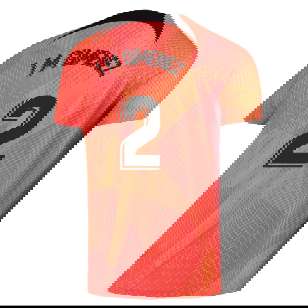 2022-2023 Atletico Madrid Pre-Match Training Shirt (Laser Crimson) (J M GIMENEZ 2)