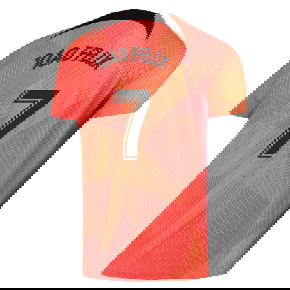 2022-2023 Atletico Madrid Pre-Match Training Shirt (Laser Crimson) (JOAO FELIX 7)