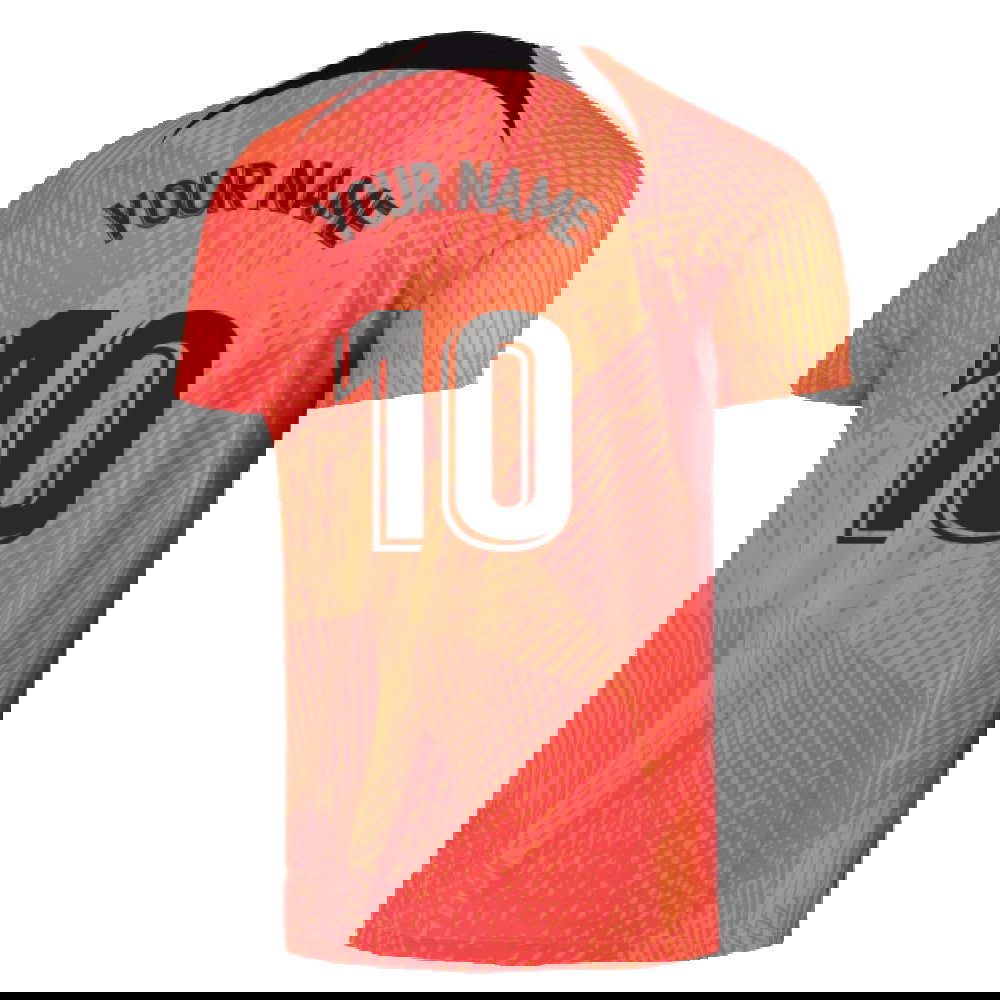 2022-2023 Atletico Madrid Pre-Match Training Shirt (Laser Crimson) (Your Name)