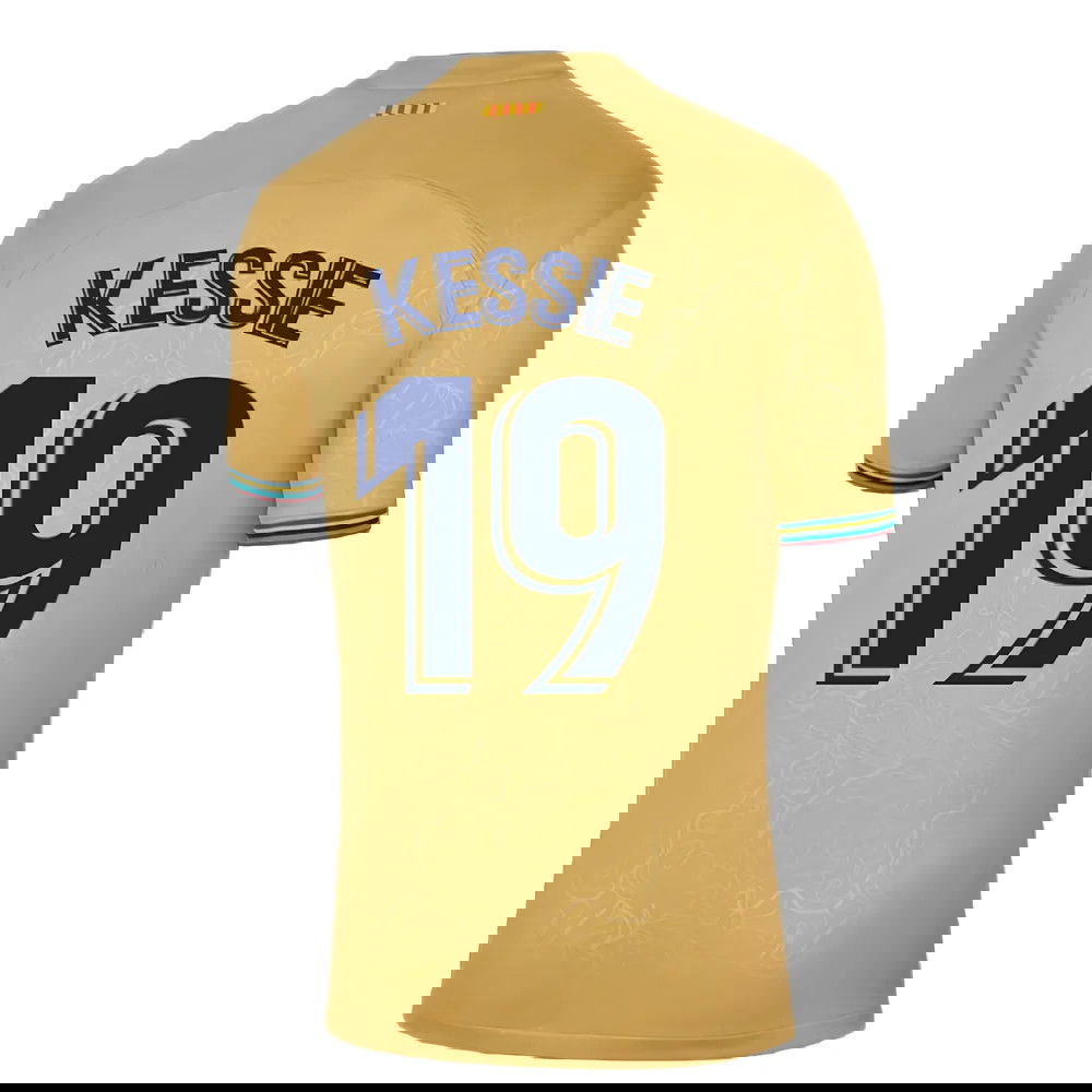 2022-2023 Barcelona Away Shirt (KESSIE 19)