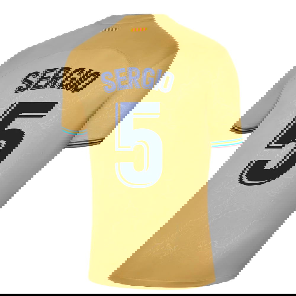 2022-2023 Barcelona Away Shirt (SERGIO 5)