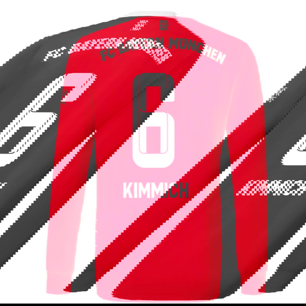 2022-2023 Bayern Munich Long Sleeve Home Shirt (KIMMICH 6)