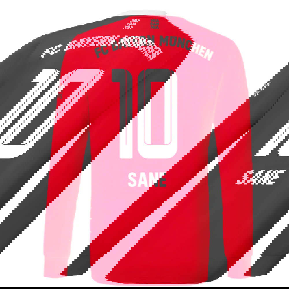 2022-2023 Bayern Munich Long Sleeve Home Shirt (SANE 10)
