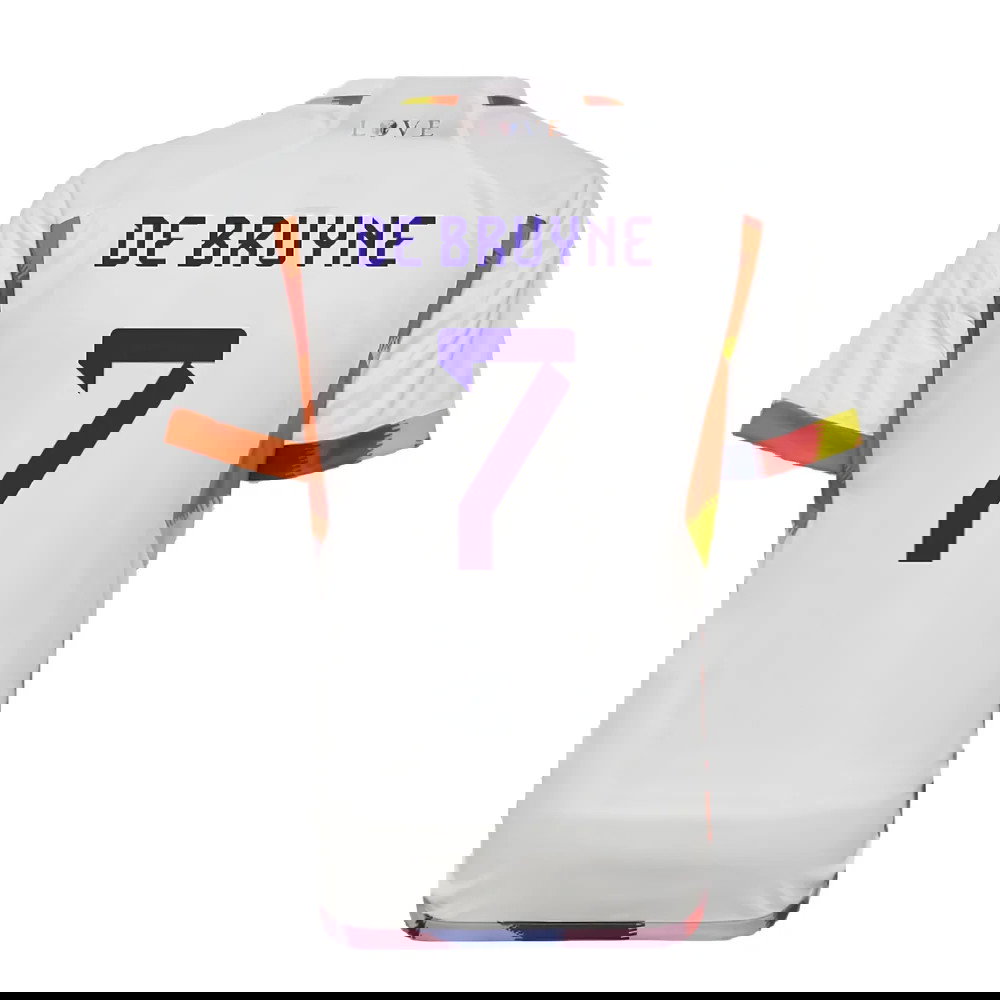 2022-2023 Belgium Away Shirt (Kids) (DE BRUYNE 7)