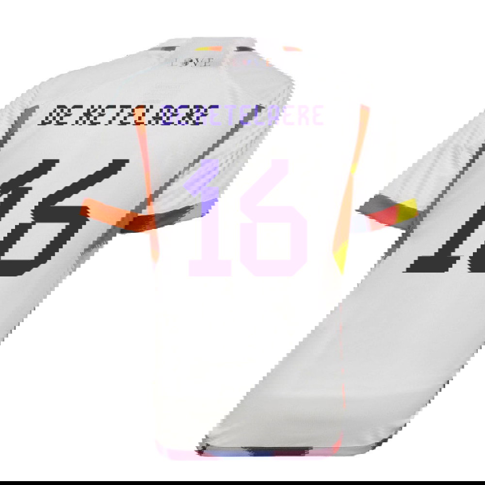 2022-2023 Belgium Away Shirt (Kids) (DE KETELAERE 16)
