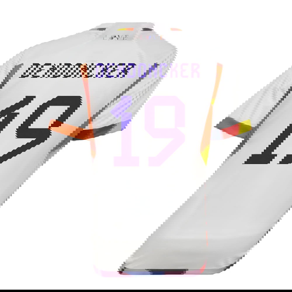2022-2023 Belgium Away Shirt (Kids) (DENDONCKER 19)