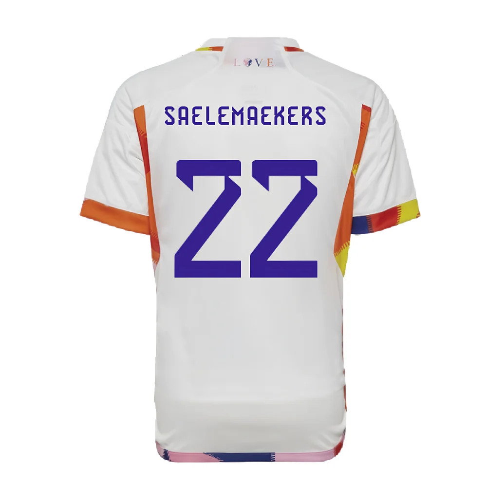 2022-2023 Belgium Away Shirt (Kids) (SAELEMAEKERS 22)